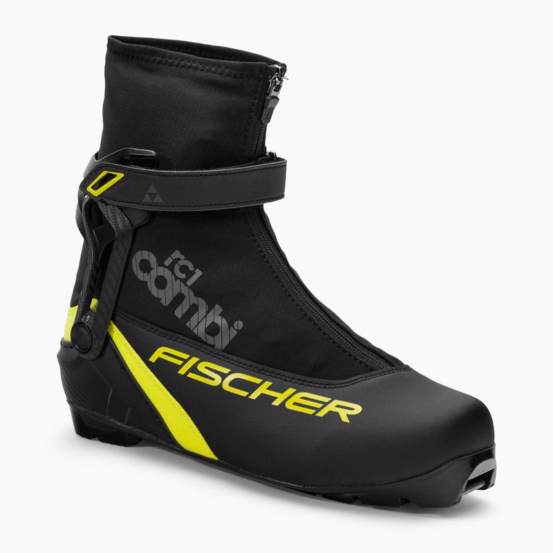 Scarponi da sci di fondo Fischer RC1 Combi nero/giallo