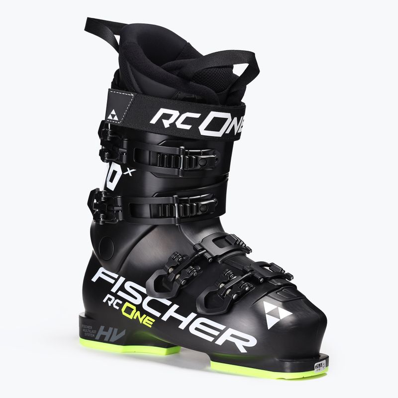 Scarponi da sci da uomo Fischer RC ONE X 90 nero/nero/giallo
