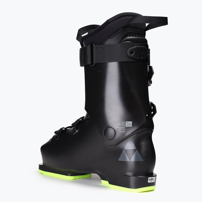 Scarponi da sci da uomo Fischer RC ONE X 90 nero/nero/giallo 2