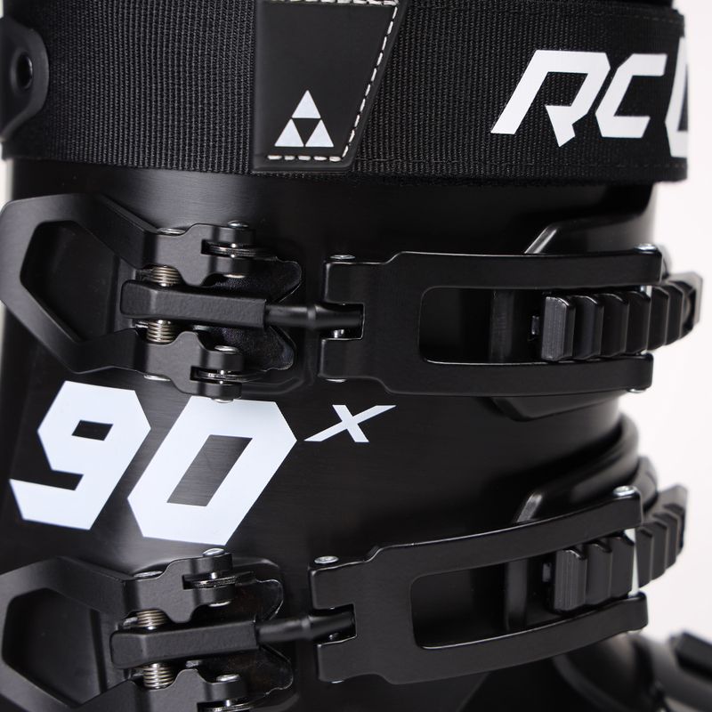 Scarponi da sci da uomo Fischer RC ONE X 90 nero/nero/giallo 7