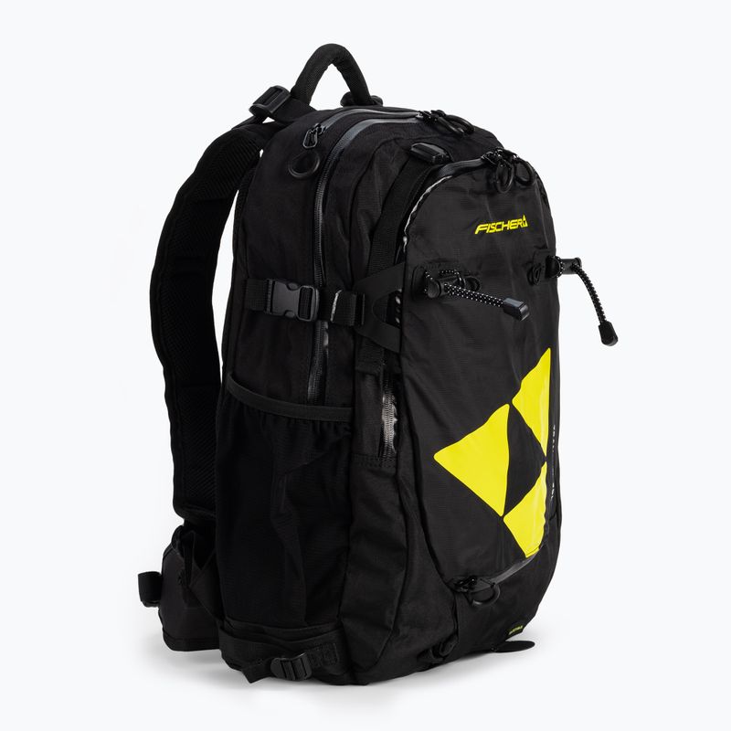 Zaino da paracadutismo Fischer Transalp 35 l nero/giallo 2