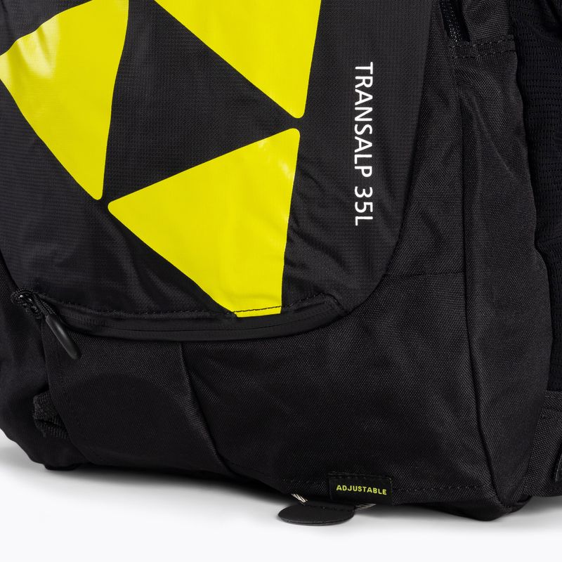 Zaino da paracadutismo Fischer Transalp 35 l nero/giallo 5