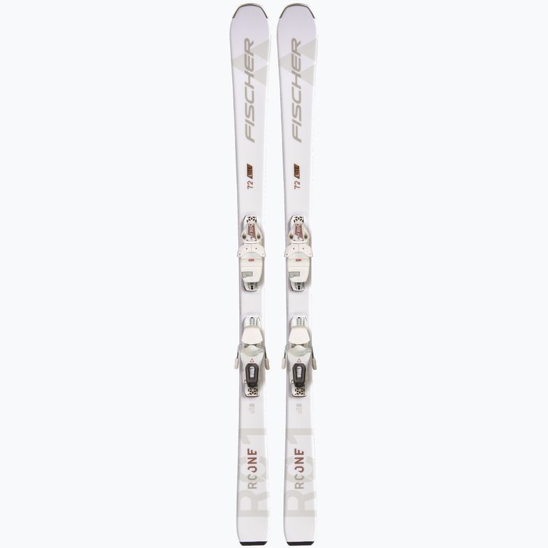 Sci da discesa femminile Fischer RC ONE LITE 72 SLR + attacchi RS9 SLR bianco 10