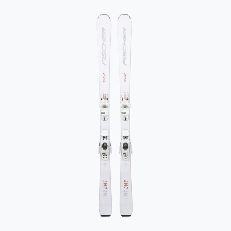 Sci da discesa femminile Fischer RC ONE LITE 72 SLR + attacchi RS9 SLR bianco
