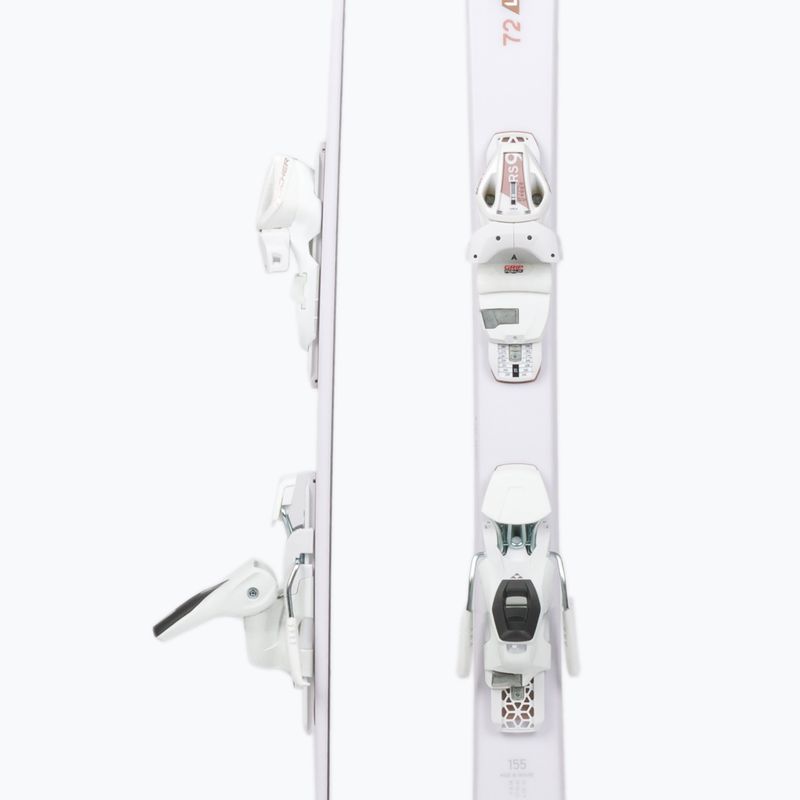 Sci da discesa femminile Fischer RC ONE LITE 72 SLR + attacchi RS9 SLR bianco 5