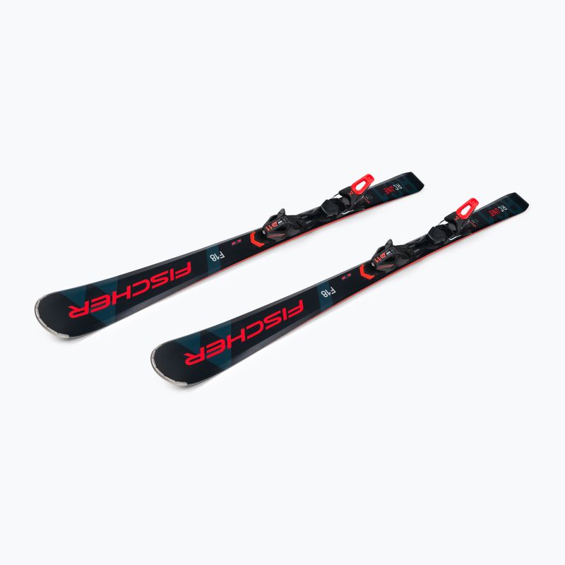 Sci da discesa Fischer RC ONE F18 AR + attacchi RS 11 PR nero/rosso 4
