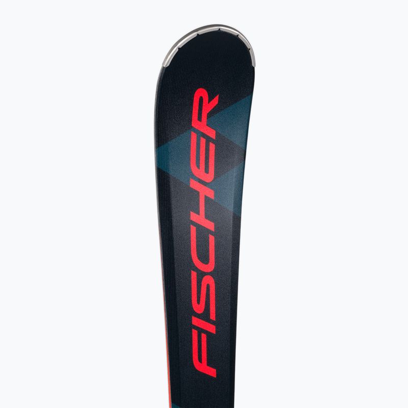 Sci da discesa Fischer RC ONE F18 AR + attacchi RS 11 PR nero/rosso 8
