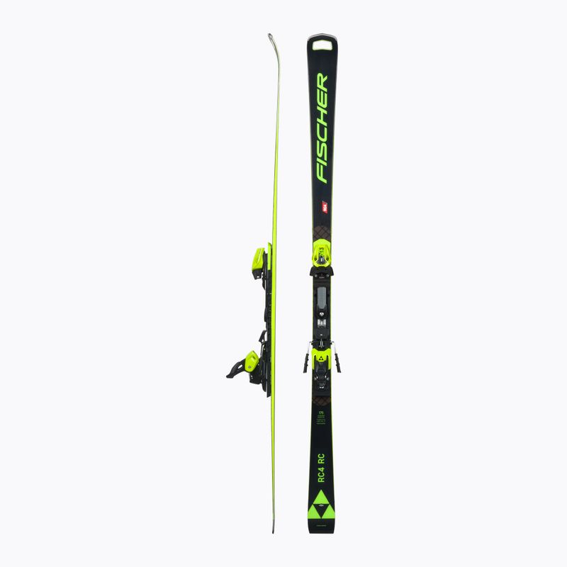 Sci da discesa Fischer RC4 WC RC PRO M/O + attacchi RC4 Z13 FF nero/giallo 2