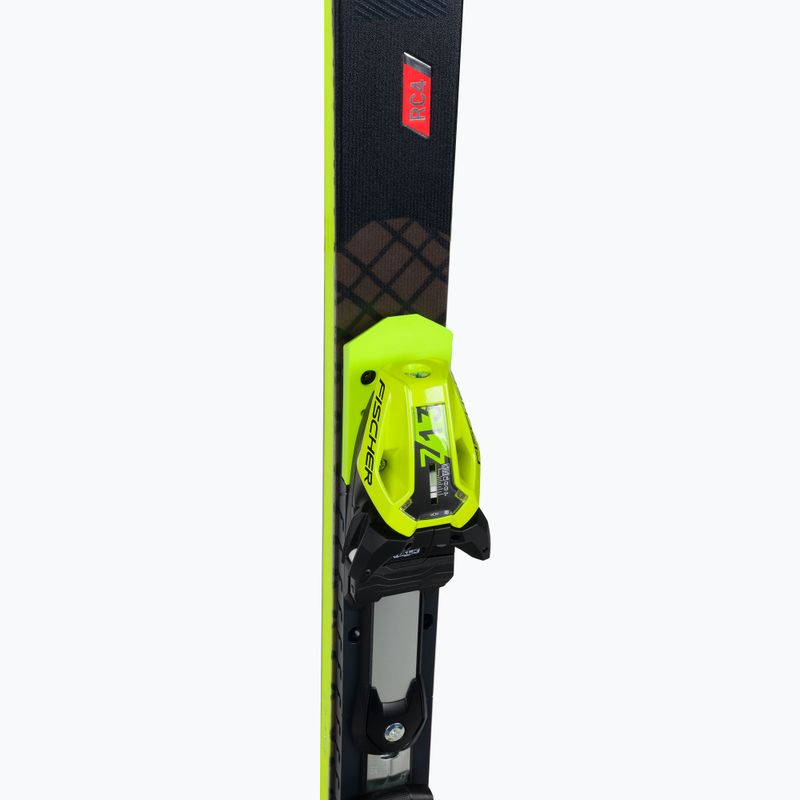 Sci da discesa Fischer RC4 WC RC PRO M/O + attacchi RC4 Z13 FF nero/giallo 7