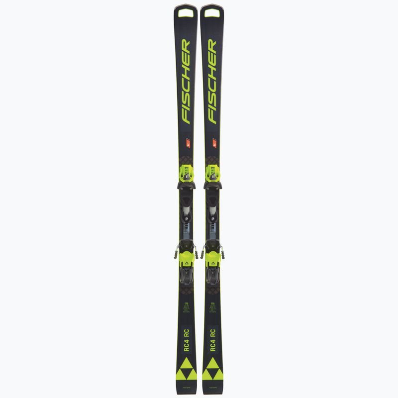 Sci da discesa Fischer RC4 WC RC PRO M/O + attacchi RC4 Z13 FF nero/giallo 10