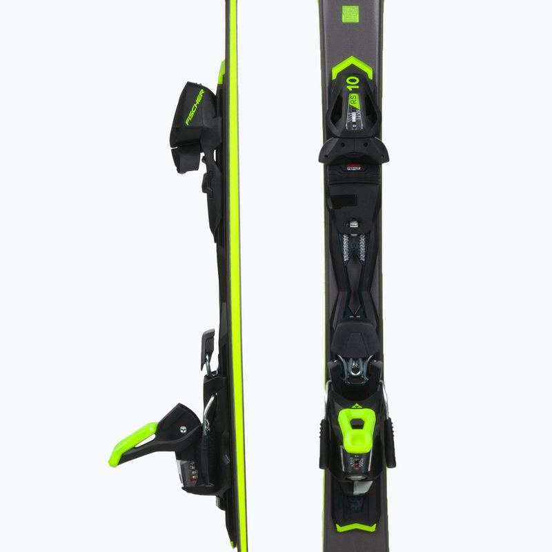 Sci da discesa Fischer RC ONE 74 AR + attacchi RS 10 PR grigio/giallo 5
