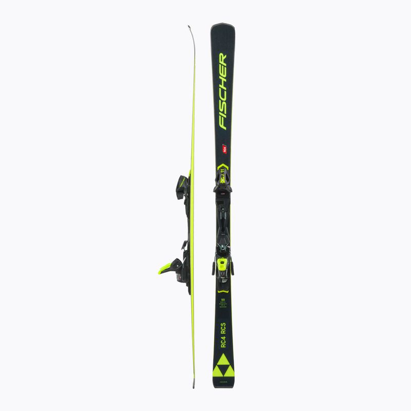 Sci Fischer RC4 RCS Black Allride + attacchi RC4 Z11 PR nero/giallo 2