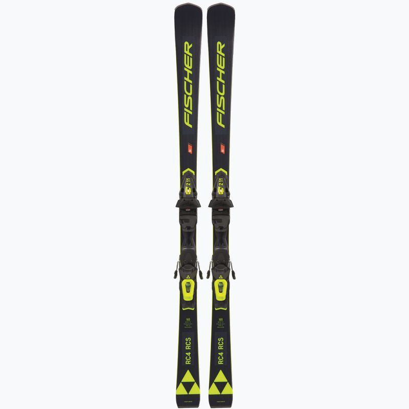 Sci Fischer RC4 RCS Black Allride + attacchi RC4 Z11 PR nero/giallo 9