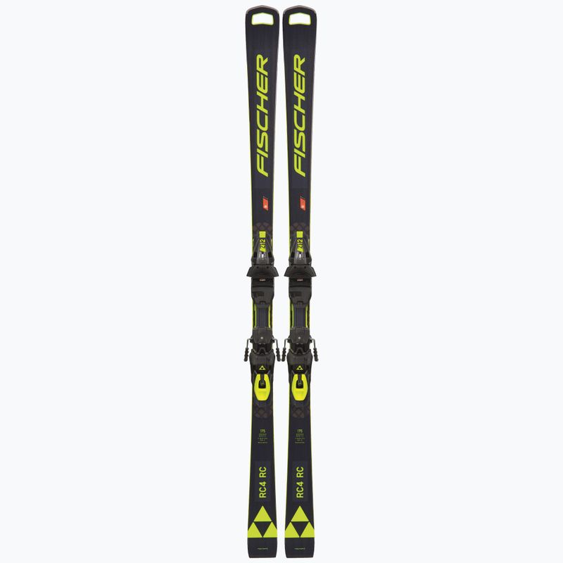 Sci da discesa Fischer RC4 WC RC MT + attacchi RC4 Z12 PR nero/giallo 10