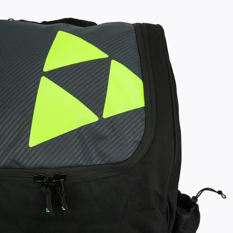 Fischer Backpack Race 70 l nero/grigio/giallo zaino da sci 4