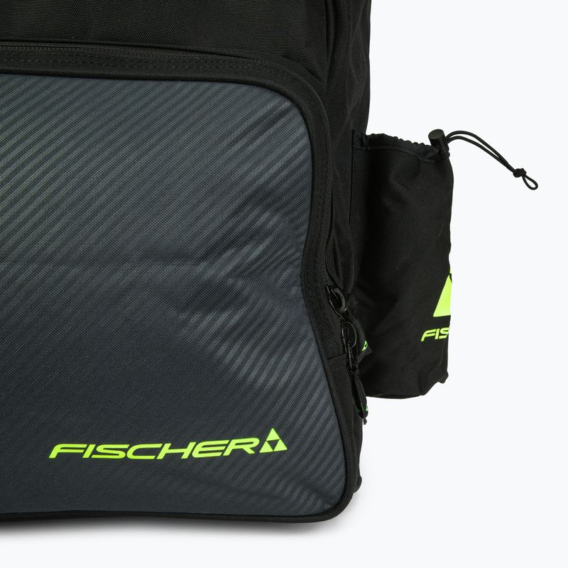 Fischer Backpack Race 70 l nero/grigio/giallo zaino da sci 5