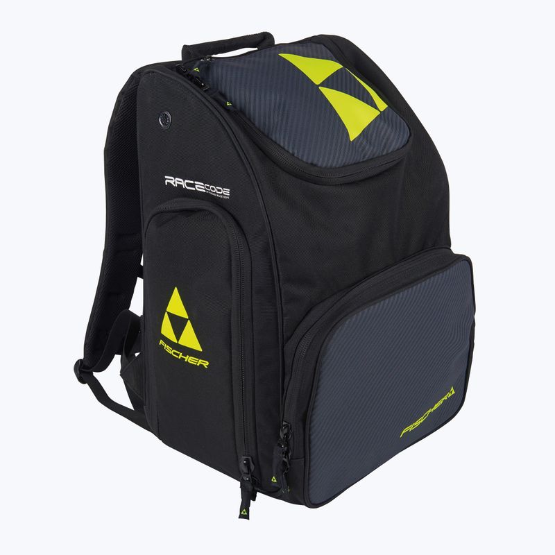Fischer Backpack Race 70 l nero/grigio/giallo zaino da sci 9