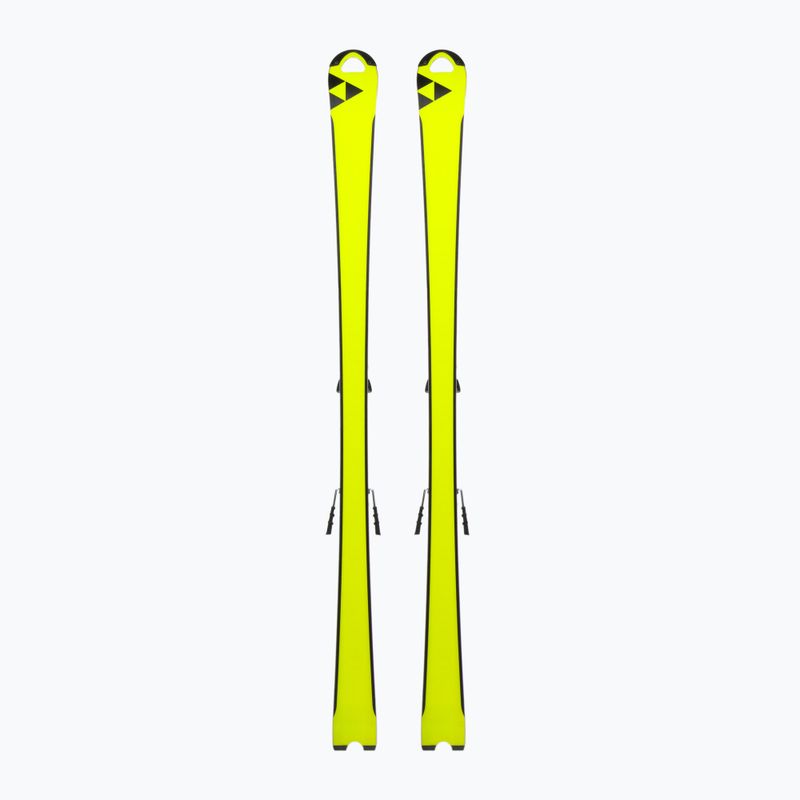Sci da discesa da uomo Fischer RC4 Worldcup SL M Plate + attacchi RC4 Z13 FF nero/giallo 3