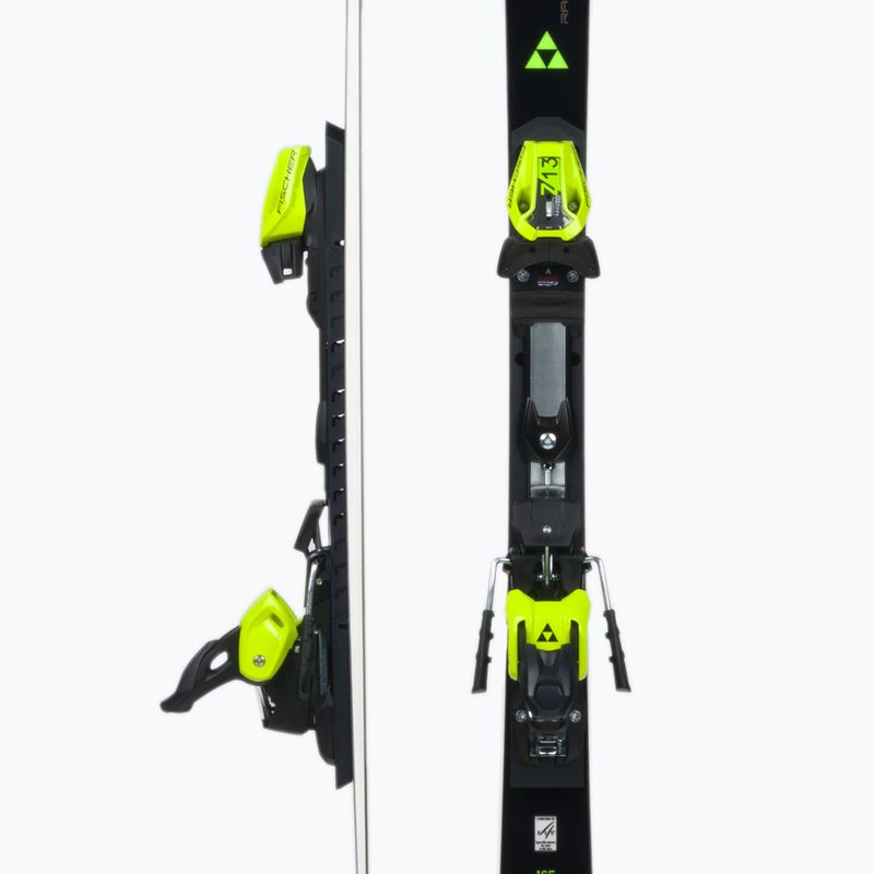 Sci da discesa da uomo Fischer RC4 Worldcup SL M Plate + attacchi RC4 Z13 FF nero/giallo 5