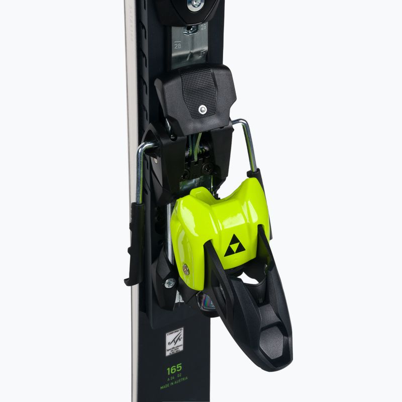 Sci da discesa da uomo Fischer RC4 Worldcup SL M Plate + attacchi RC4 Z13 FF nero/giallo 7