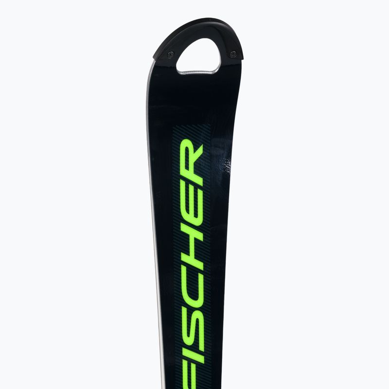 Sci da discesa da uomo Fischer RC4 Worldcup SL M Plate + attacchi RC4 Z13 FF nero/giallo 8