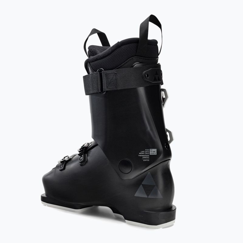 Scarponi da sci da donna Fischer RC ONE X 85 nero/nero/fuschia 2
