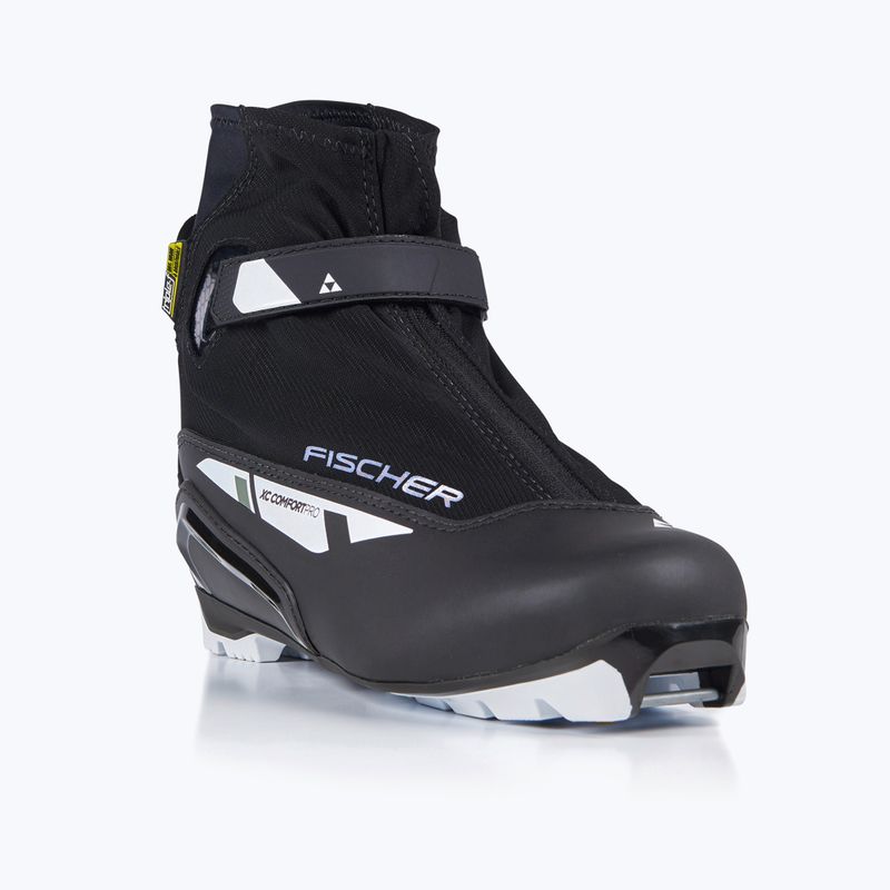 Scarponi da sci di fondo Fischer XC Comfort Pro nero/bianco/giallo 10