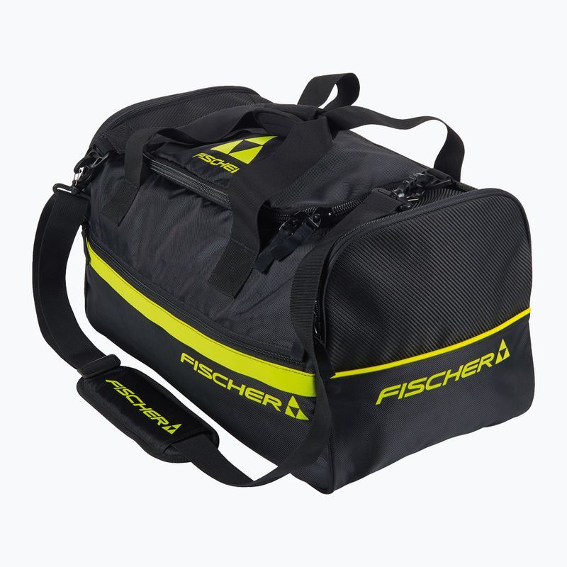 Borsa da viaggio Fischer Team Sportbag 45 l nero/giallo