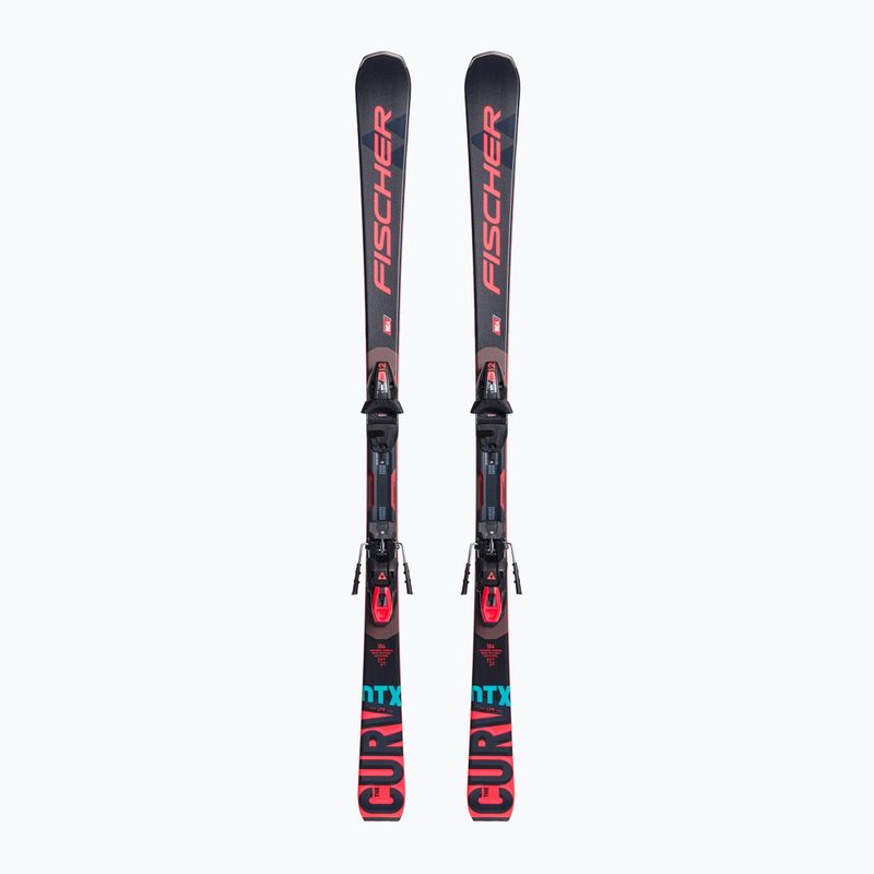 Sci da discesa Fischer The Curv DTX MT + attacchi RSX Z12 PR nero/rosso