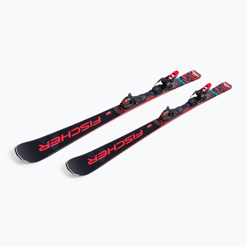 Sci da discesa Fischer The Curv DTX MT + attacchi RSX Z12 PR nero/rosso 5
