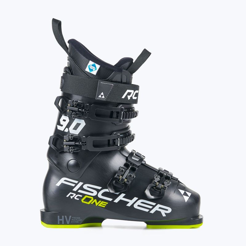 Scarponi da sci da uomo Fischer RC ONE 90 giallo/nero/nero 6