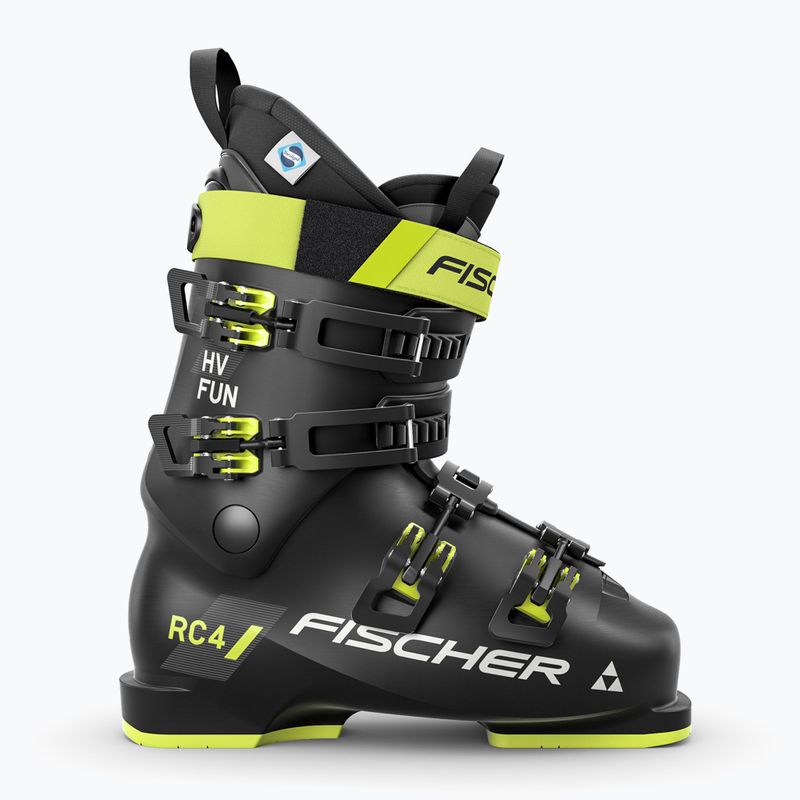 Scarponi da sci da uomo Fischer RC4 FUN 100 nero/nero 6