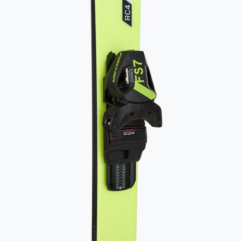Sci da discesa per bambini Fischer RC4 Pro Jrs + attacchi FS7 GW CA Jrs 4