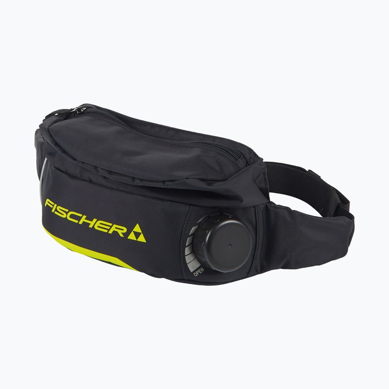 Cintura porta borraccia Fischer Drinkbelt Professional 1 l black/yellow