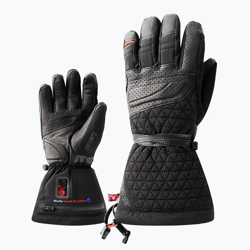 Guanto da sci da donna Lenz Heat Glove 6.0 Finger Cap nero 8