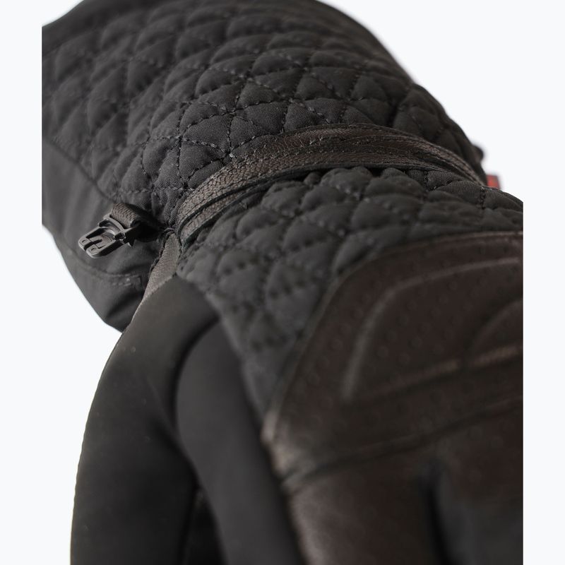Guanto da sci da donna Lenz Heat Glove 6.0 Finger Cap nero 11