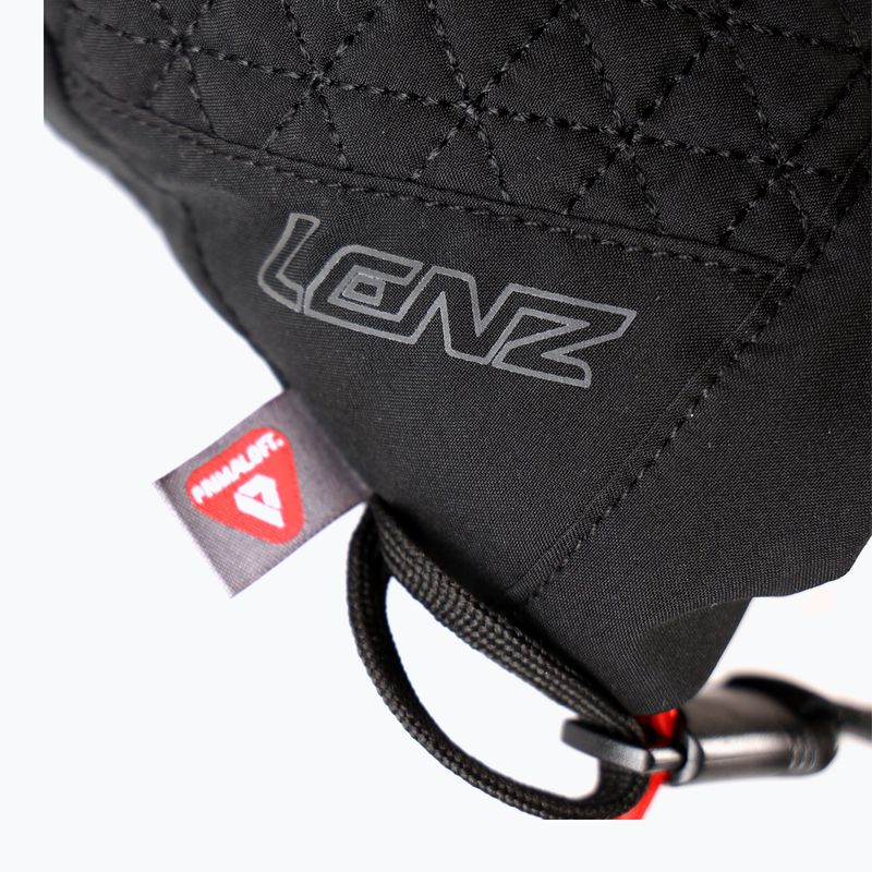Guanto da sci da donna Lenz Heat Glove 6.0 Finger Cap nero 12