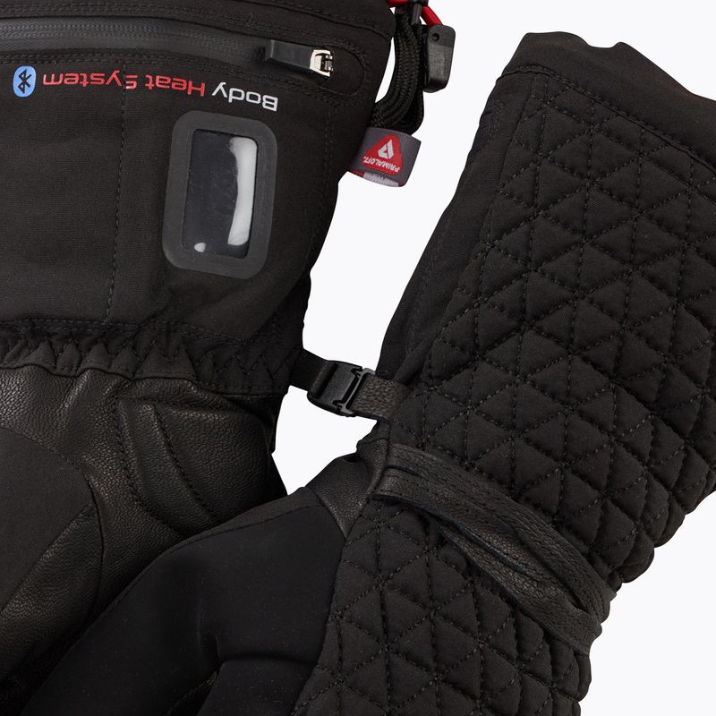 Guanto da sci da donna Lenz Heat Glove 6.0 Finger Cap nero 6