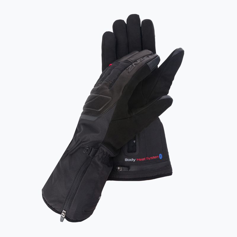 Guanto da sci riscaldato Lenz 6.0 Finger Cap Urban Line nero