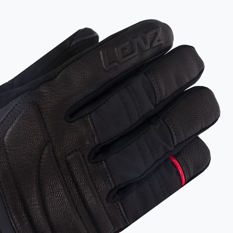 Guanto da sci riscaldato Lenz 6.0 Finger Cap Urban Line nero 5