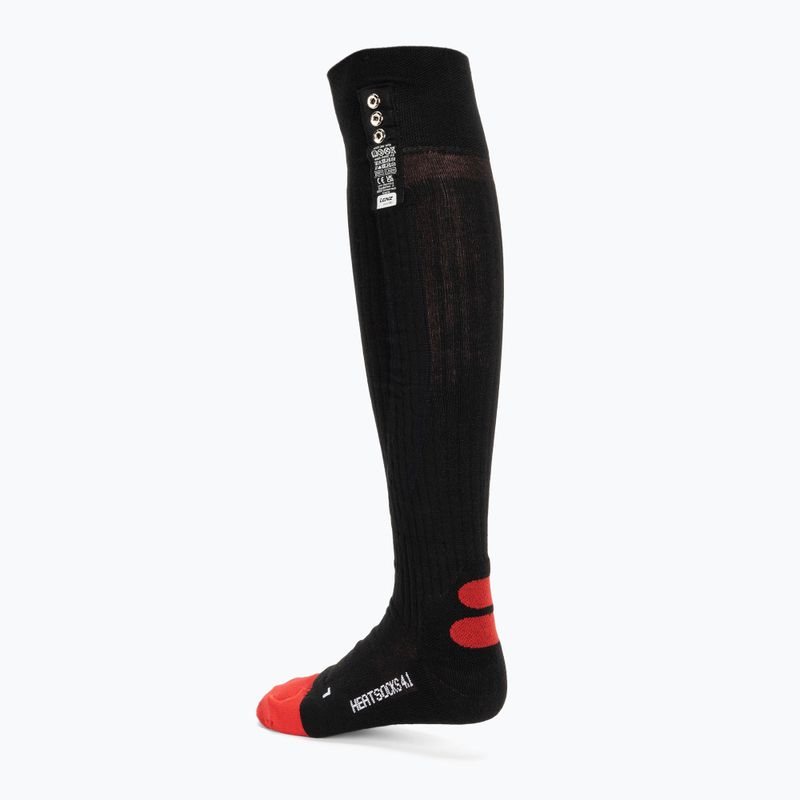 Calze da sci Lenz Heat Sock 4.1 Toe Cap nero 2