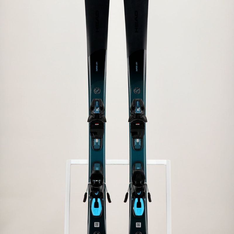 Sci da discesa femminile HEAD e-super Joy SW SLR Joy Pro + attacchi Joy 11 nero/blu 7