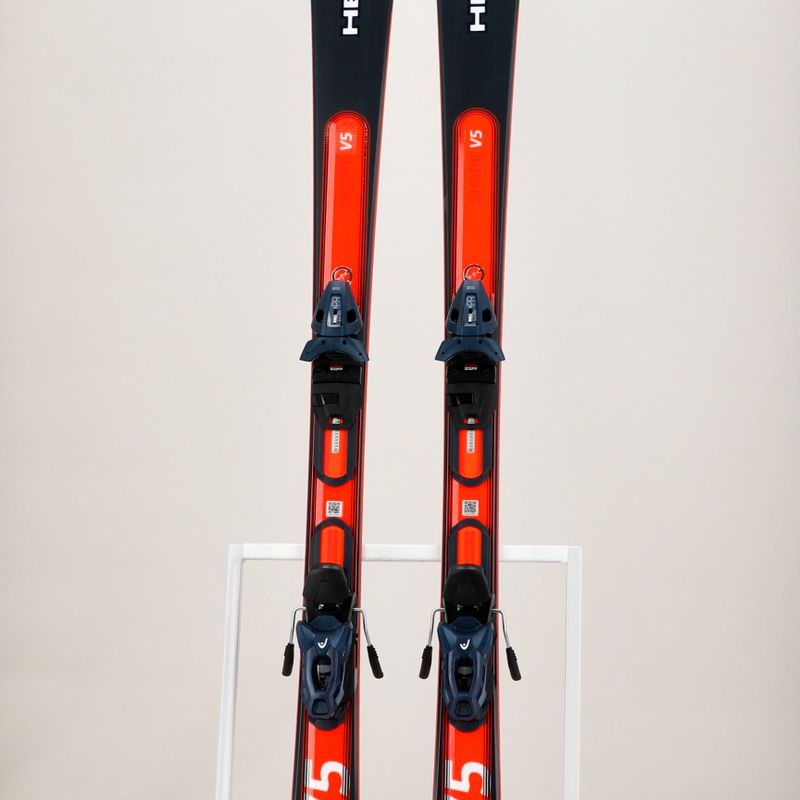 Sci da discesa HEAD Shape e.V5 AMT-PR + attacchi PR 11 blu scuro/rosso 8
