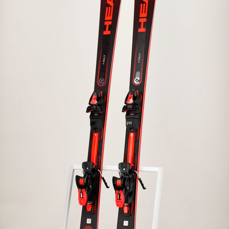 HEAD Supershape e-Rally SW SF-PR + attacchi PRD 12 nero/rosso neon 7