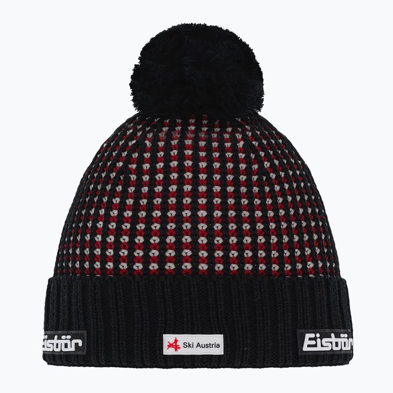 Eisbar Flow Os Pompon Rl Ska berretto invernale nero/sabbia/bordeaux