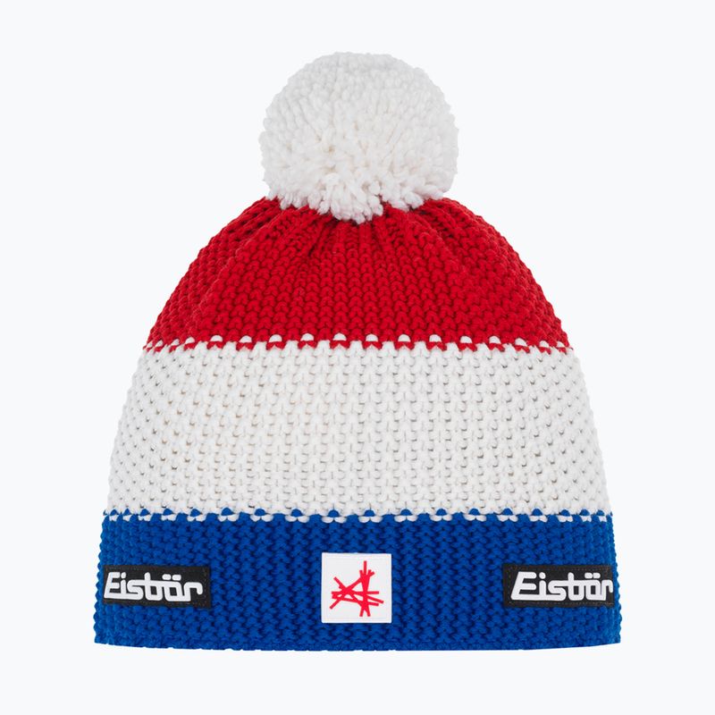 Berretto invernale Eisbar Star Pompon SA lapis blue/white/ketchup