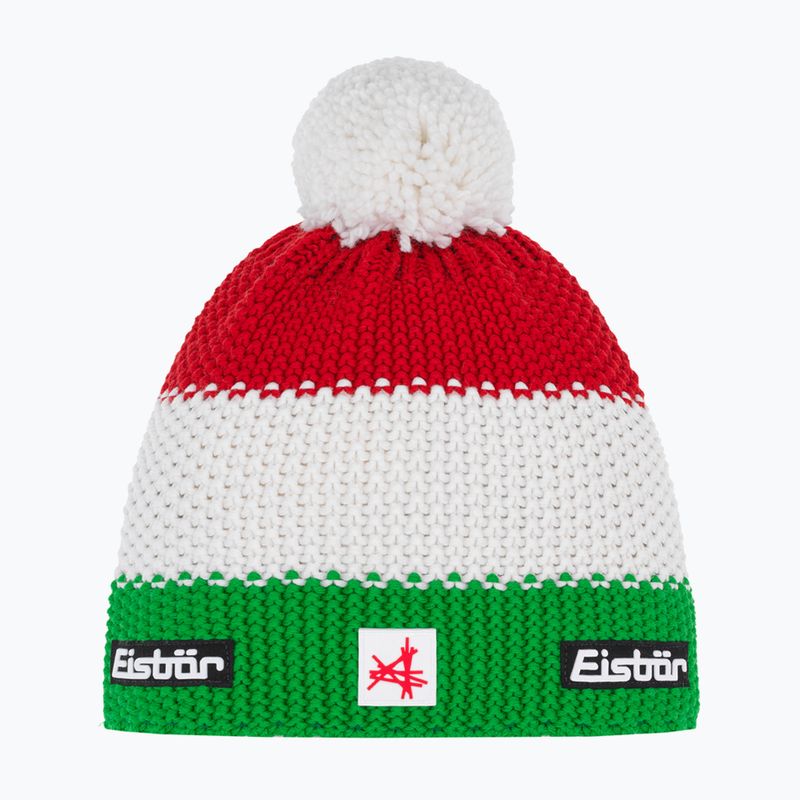 Berretto invernale Eisbar Star Pompon SA electric/white/ketchup
