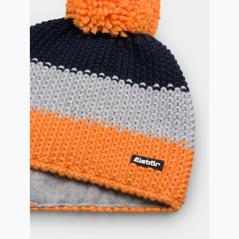 Berretto invernale da bambino Eisbar Star Pompon orange 2
