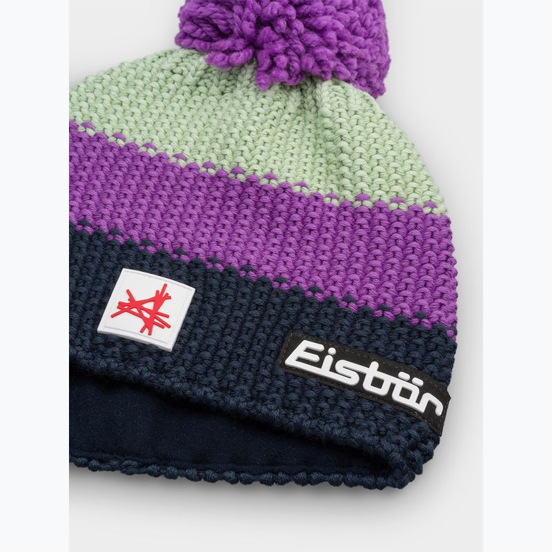 Berretto invernale da bambino Eisbar Stan Pompon SA purple 2