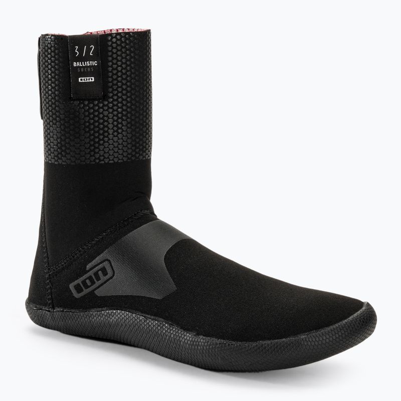 ION Socks Ballistic 3/2 Round Toe calze in neoprene nero